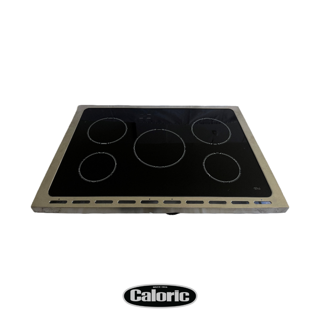 Glass Top for Caloric CER365-SS Electric Range. Part # 02-00009.