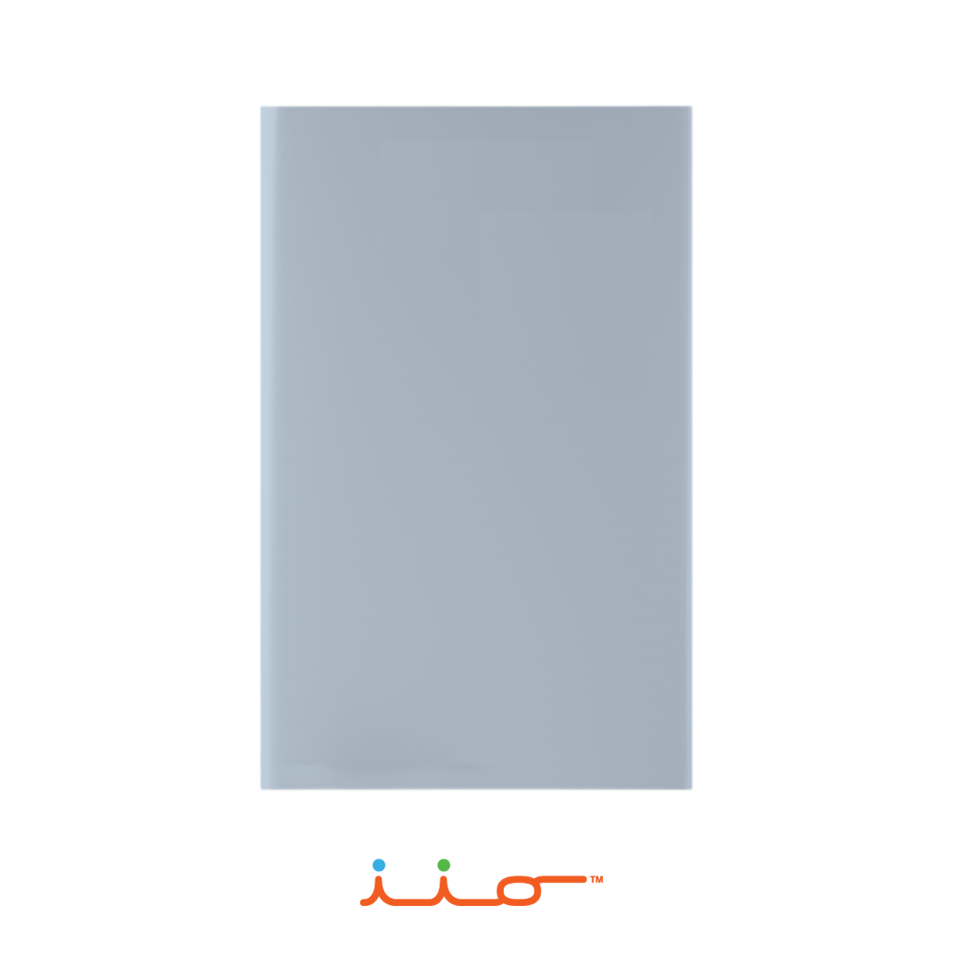 Upper Door in Light Blue for iio MRB192-07 Retro Refrigerator. Part # 04-00043.
