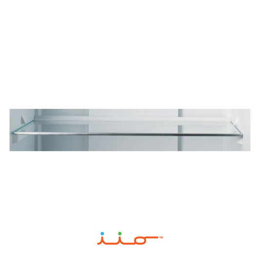 Glass shelf for iio CRBR-2412 Retro Refrigerator. Part # 05-433234.