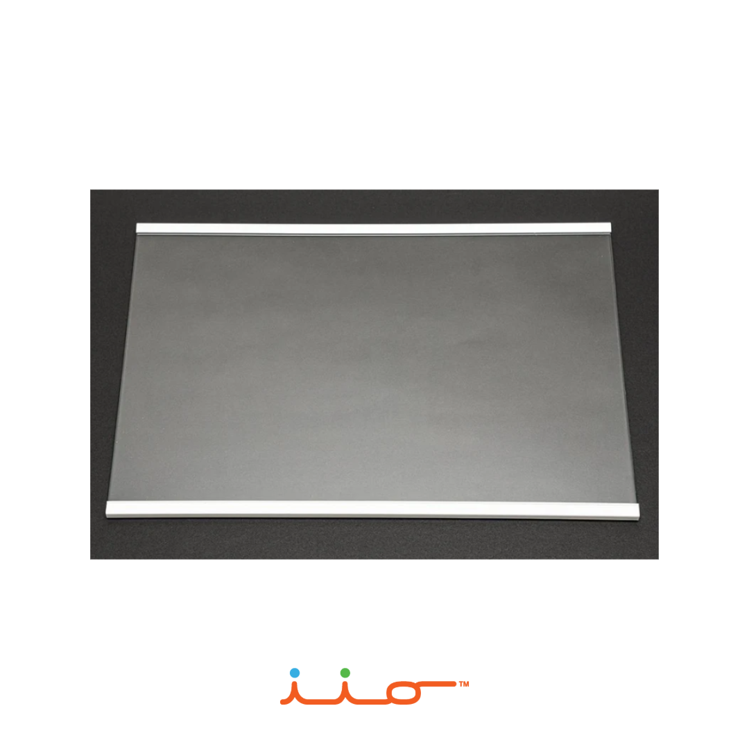 Glass shelf for iio CRBR-2412 Retro Refrigerator. Part # 05-433234.