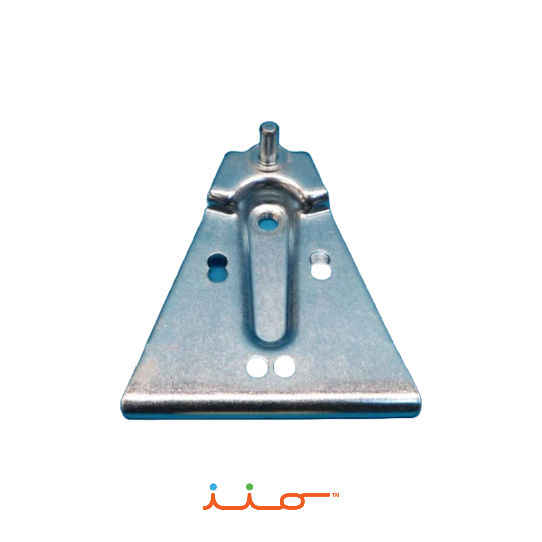 Lower Hinge for iio CRBR-2412 Retro Refrigerator. Part # 05-513387.