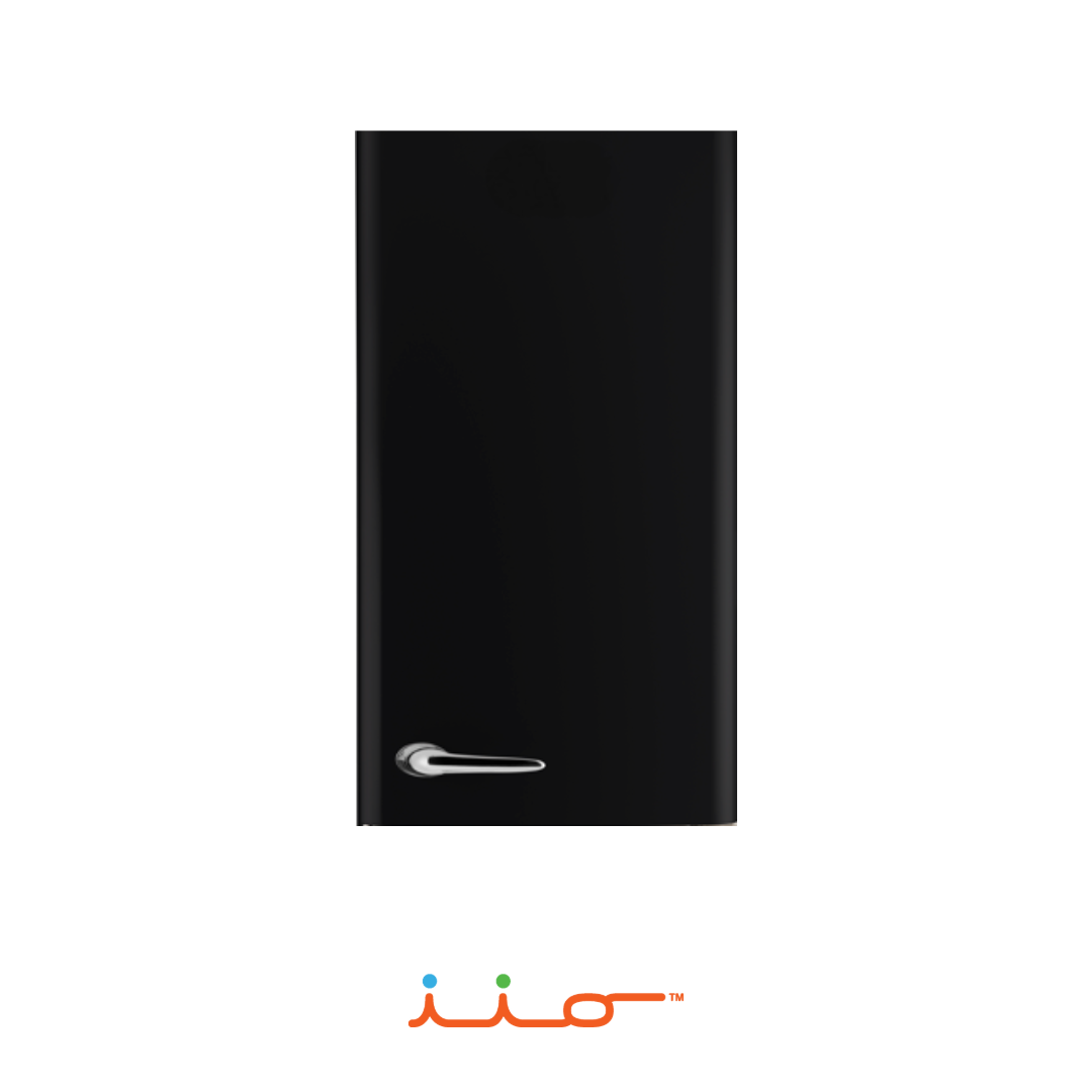 Upper RH Door in Black for iio CRBR-2412 Retro Refrigerator. Part # 05-562145.