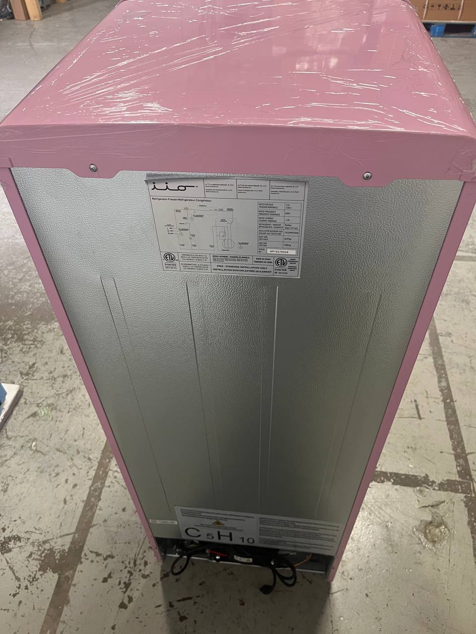 OPEN BOX iio Fun FF1 (MRB192-07) Refrigerator - Pink - Discounted - Clearance Appliance