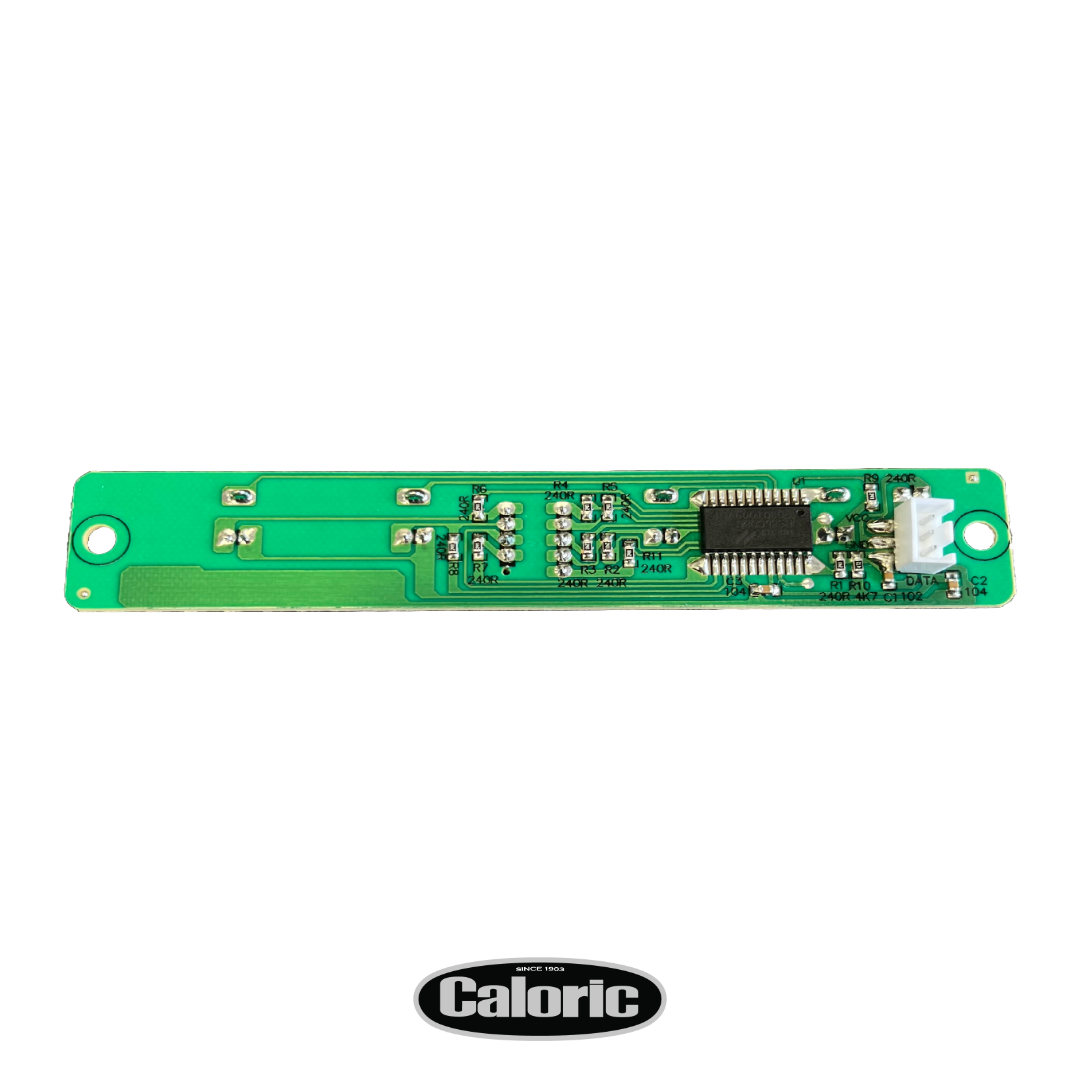 Control Board for Caloric CVW Range Hoods: Caloric CVW502, Caloric CVW102, Caloric CVW206. Part # 01-00053.