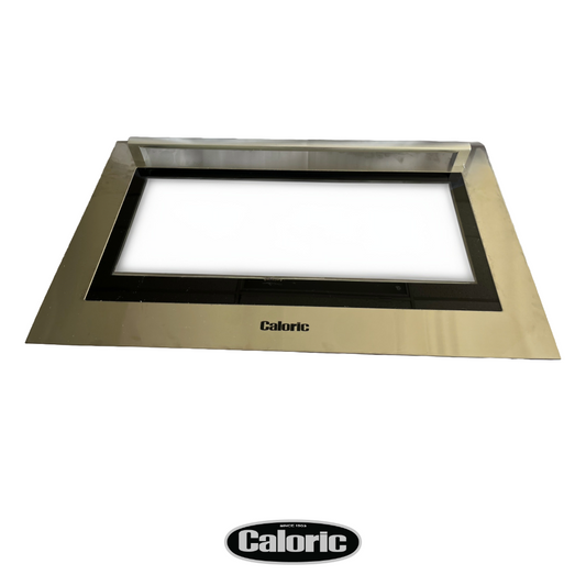 Oven Door Assembly for Caloric CER365-SS Electric Range. Part # 02-00057.