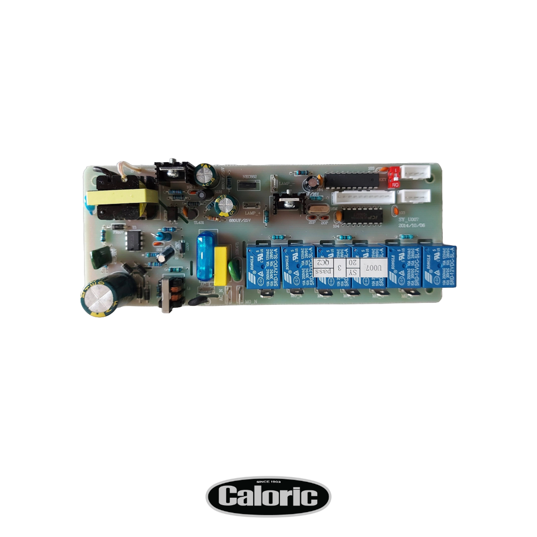 Main Circuit Board for Caloric CVP1030SS Range Hood. Part # 03-00024.