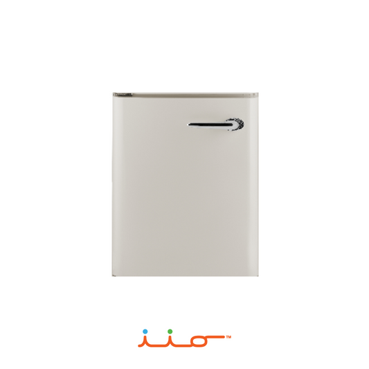 Lower Door LH in Cream for iio CRBR-2412 Retro Refrigerator. Part # 05-833805.