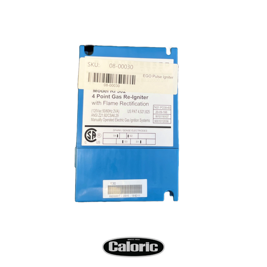 EGO Pulse Igniter for Caloric CPR304-1-SS. Part # 08-00030.