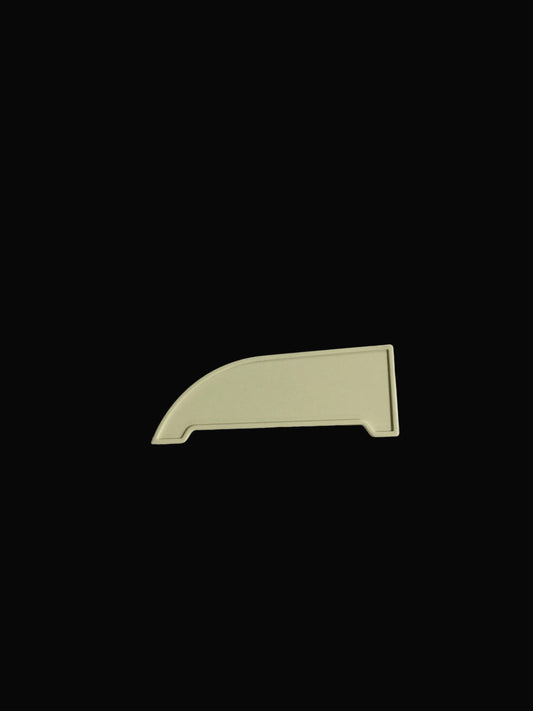 Upper Hinge Cover in Butter Cream (04-00084)