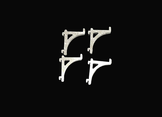 HCK C150/K188 Shelf Clip (06-00057) (silver) set of 4
